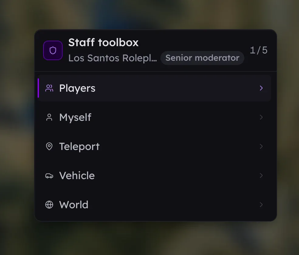 One key, five branches, in game